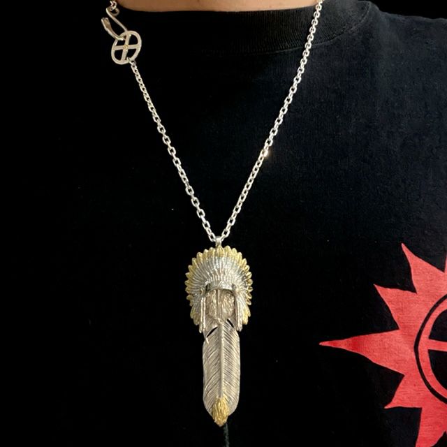 ボンネットフェザー×ウォーボンネットフェザーヘッド/カスタム  