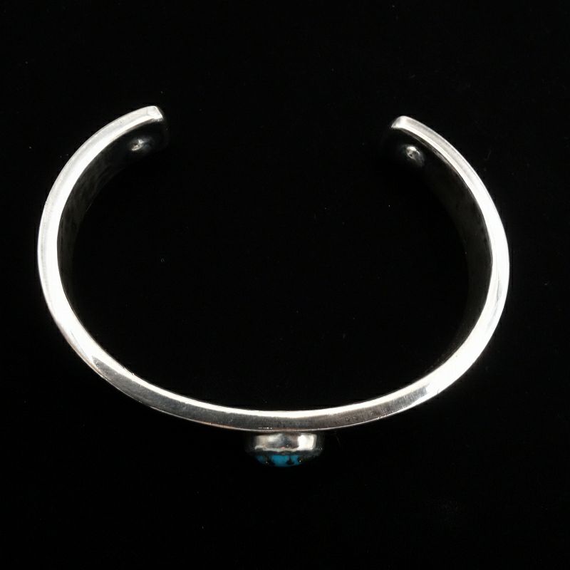 ターコイズ付きプレーンバングル | REDMAN.